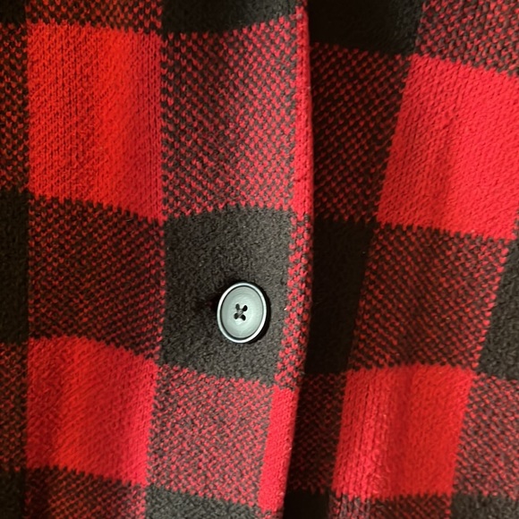 Bass Buffalo plaid sweater coat - Picture 5 of 6